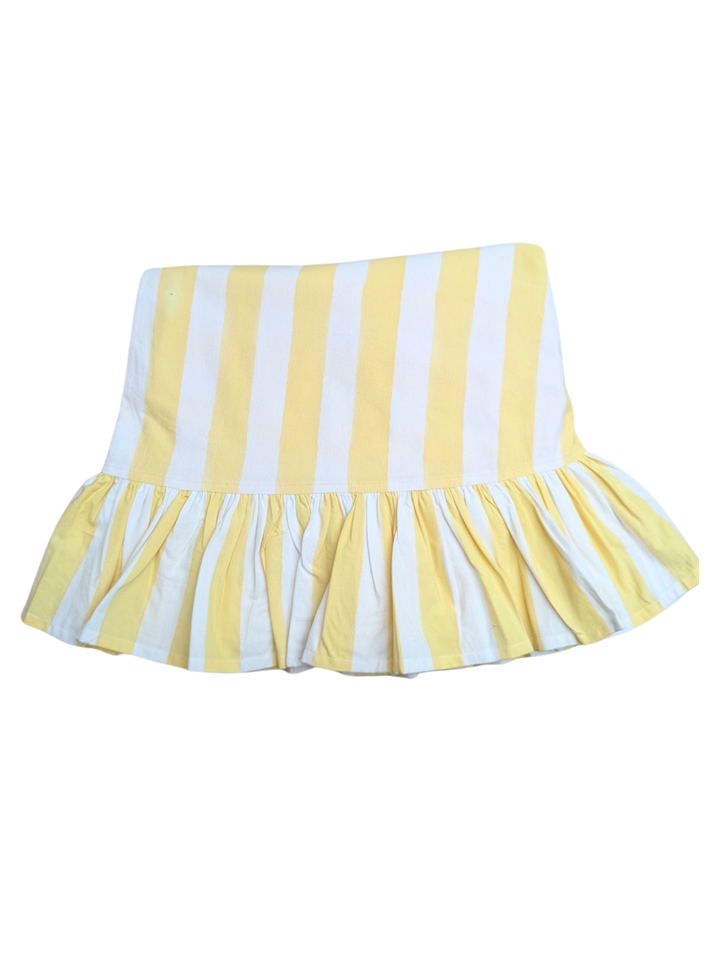Lemon ruffle Round Tablecloth