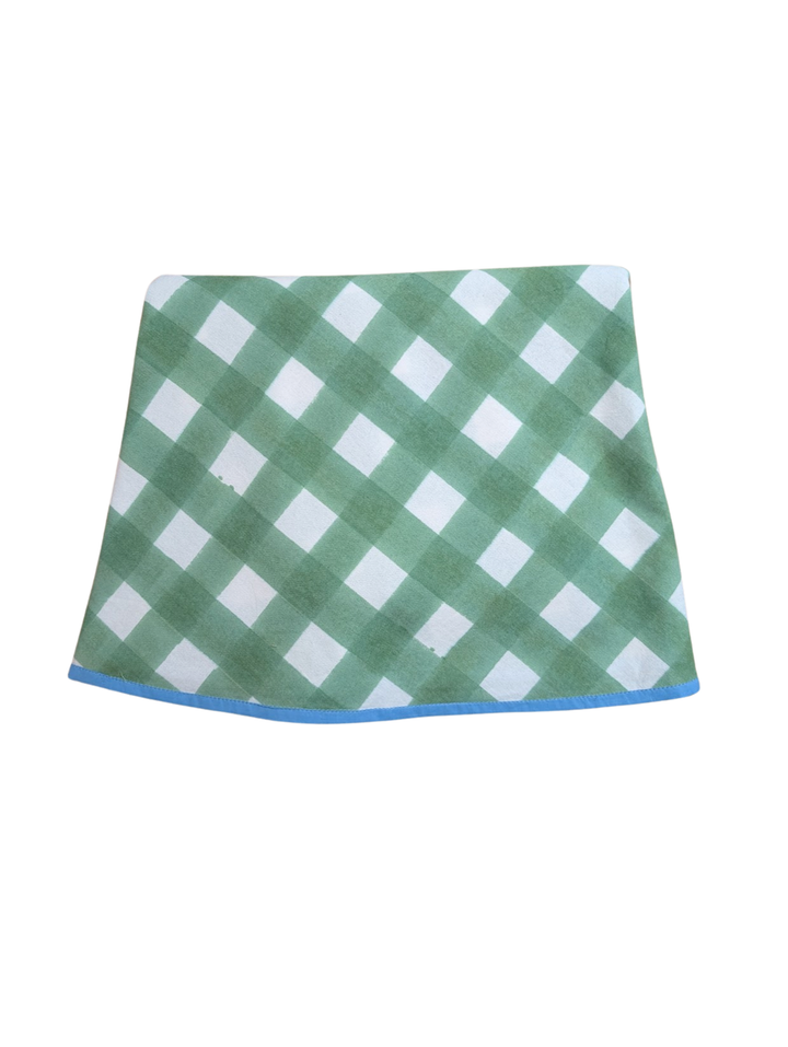 Gingham Green Round 220cm Tablecloth