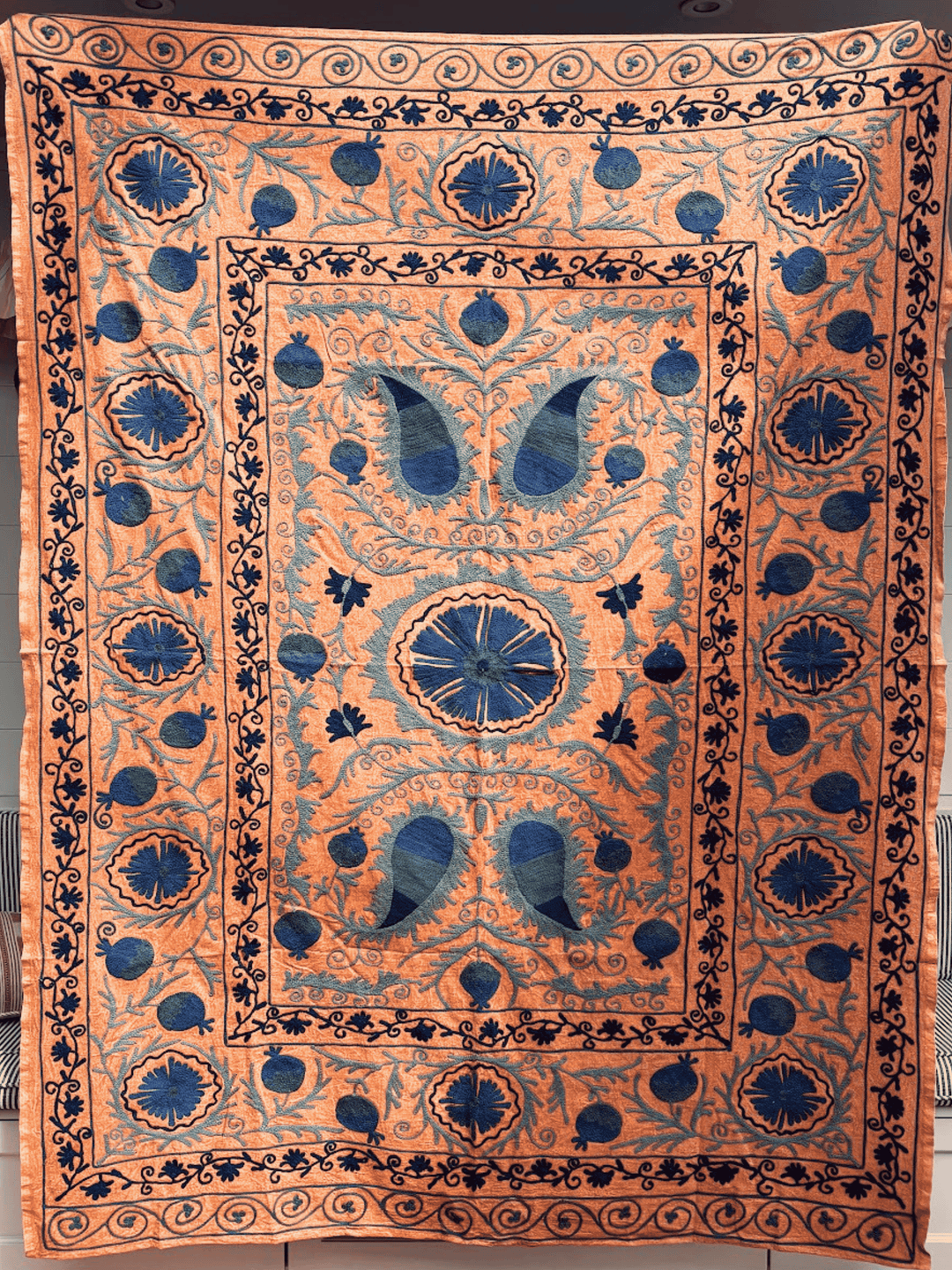 Suzani 065, Orange Glow