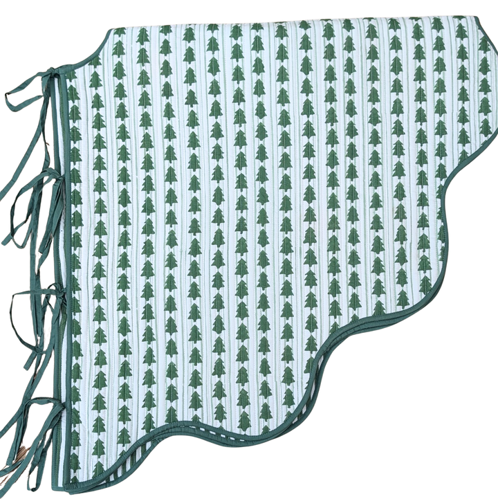 Christmas Tree Quilted Tree Skirt