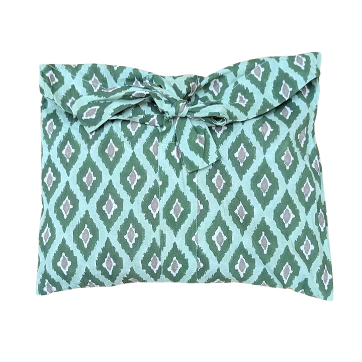 Green Ikat Pyjama Set- Long