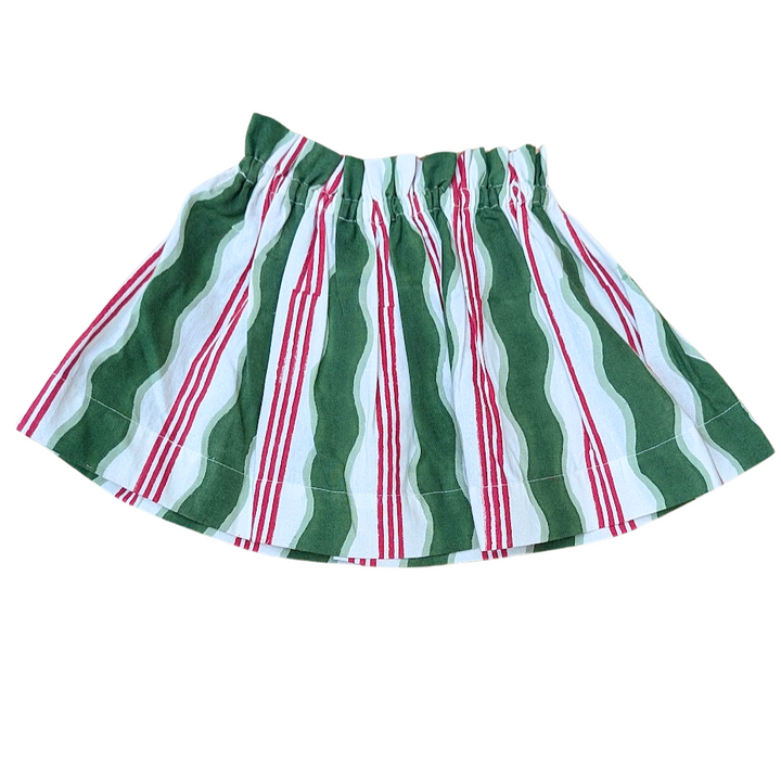 Large Candy Cane Wave Lampshade Cover