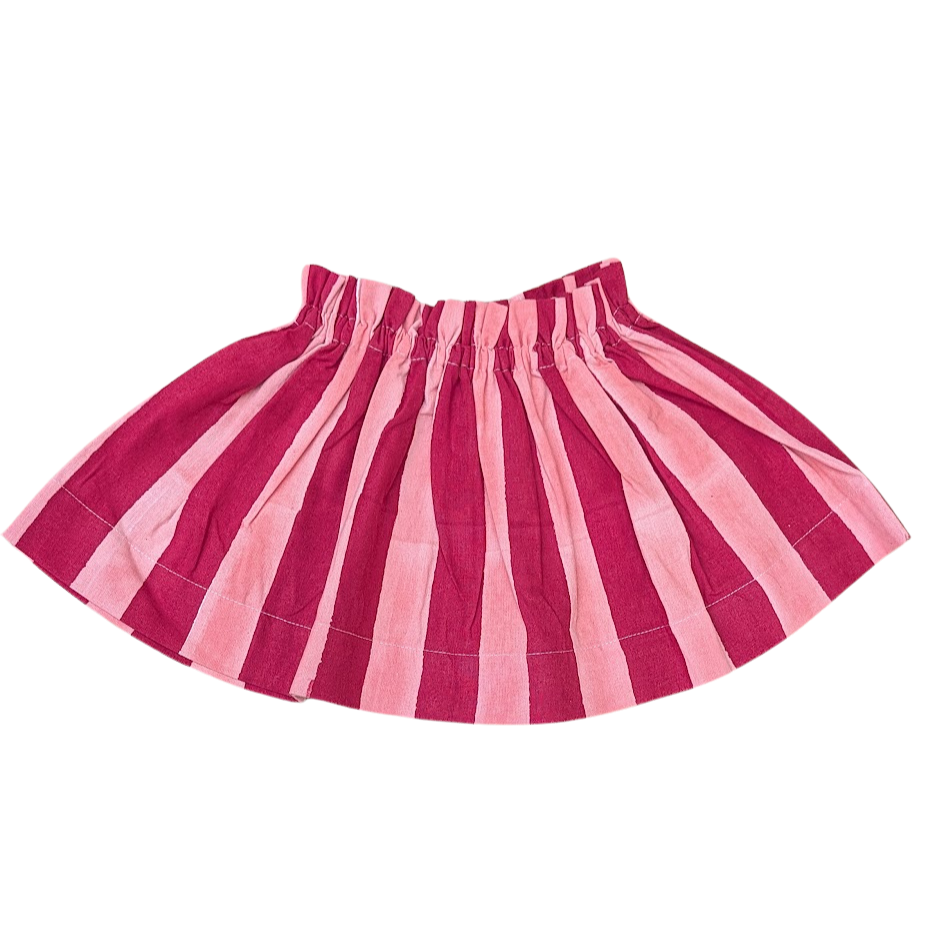 Large Stripe Red Lampshade Cover