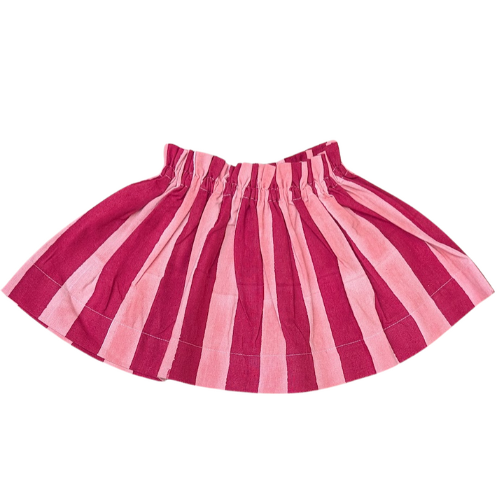 Large Stripe Red Lampshade Cover