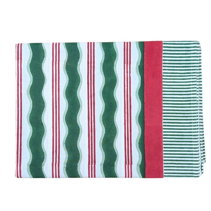 Candy cane Rectangle Tablecloth