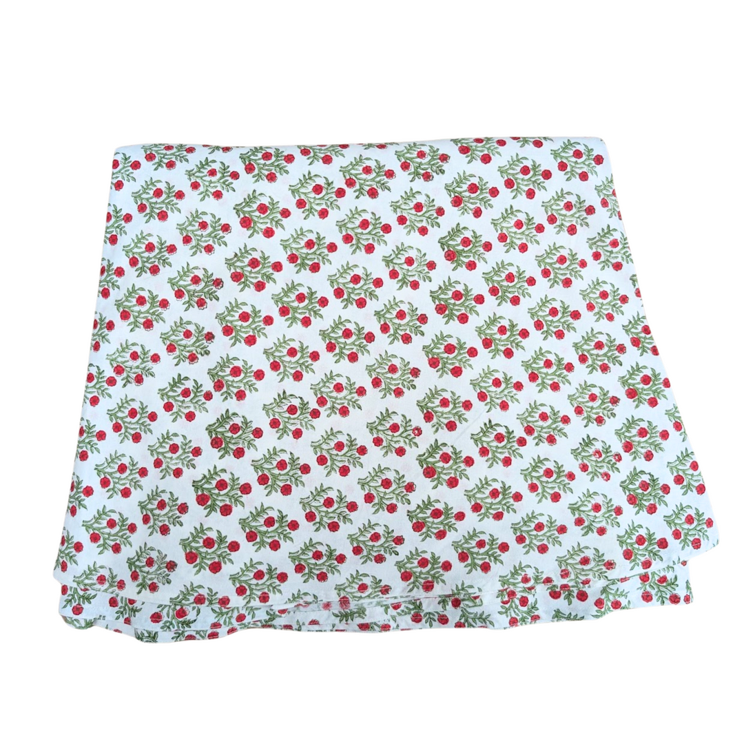 Lily Christmas Round Tablecloth