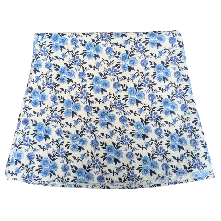 Thistle Blue Round Tablecloth