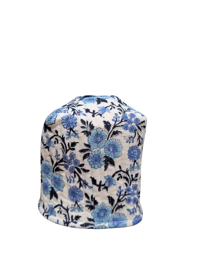 Cotton Blue Thistle Tissue box cover