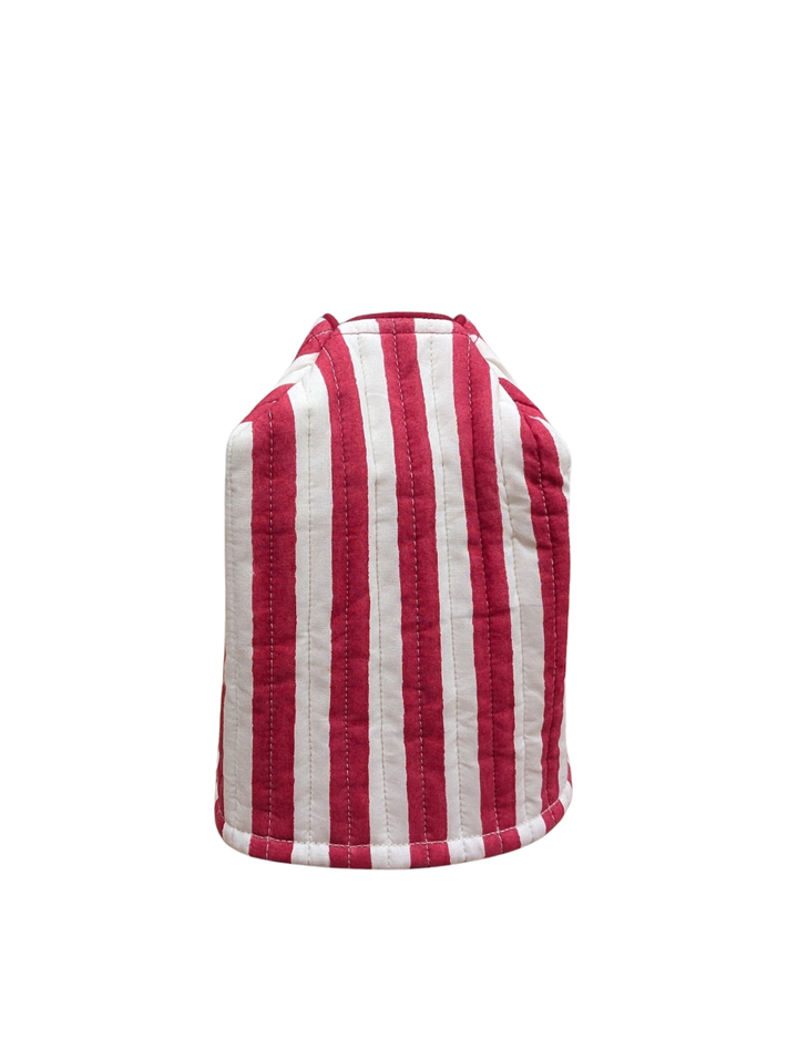 Holly Red Stripe Tissue box cover
