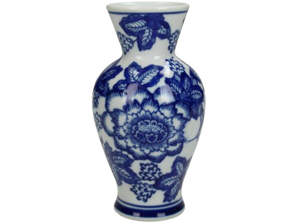 Chinoiserie Bud Vase Blue 4-Vases-LNH Edit