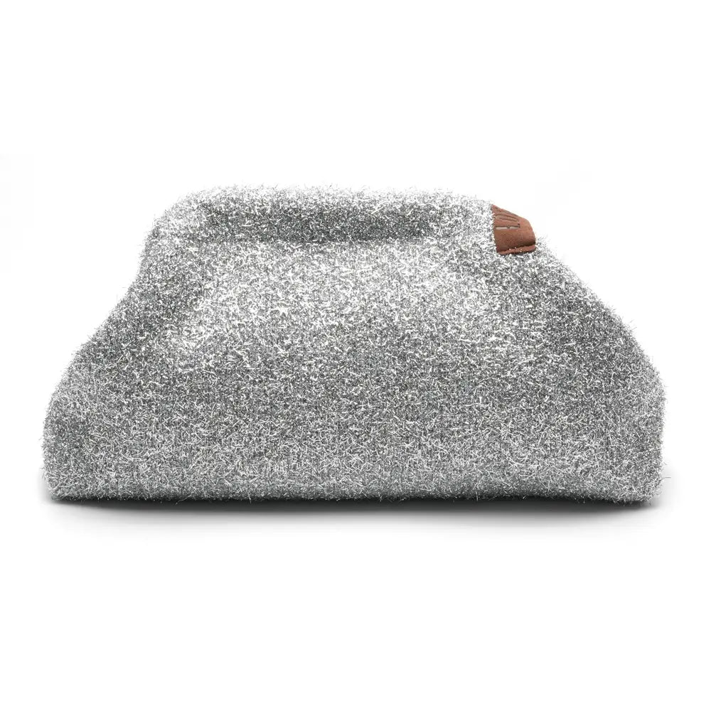 SILVER SPARKLE Stripe Clutch Bag (Copy)
