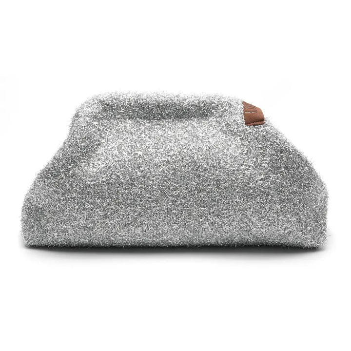 SILVER SPARKLE Stripe Clutch Bag (Copy)