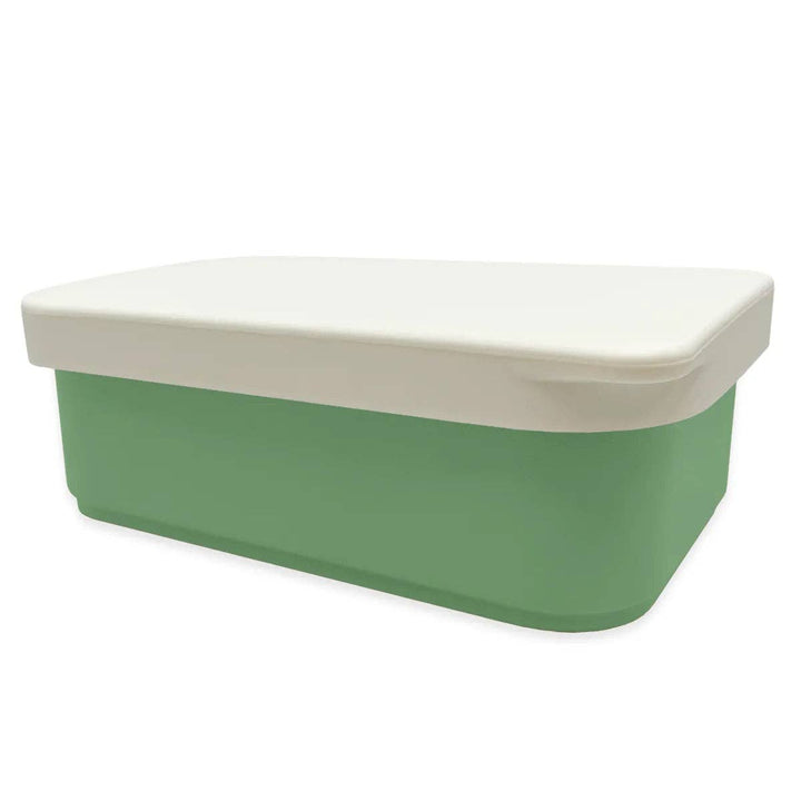 Pre order Stainless steel lunchbox with silicone lid: Green