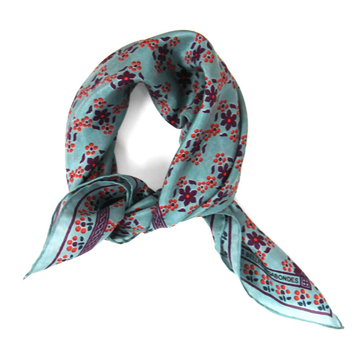 Silk Mini Natasha Prune Purple scarf