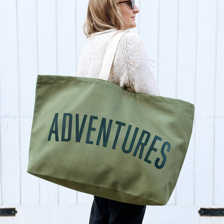 Adventures - Olive Green REALLY Big Bag