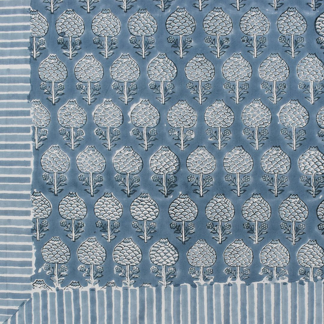 Mona Blue Rectangular Tablecloth