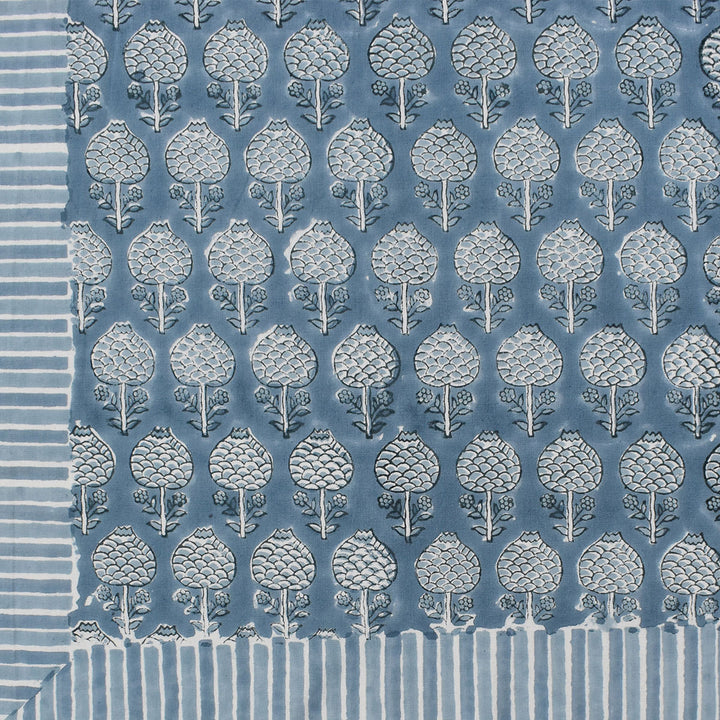 Mona Blue Rectangular Tablecloth
