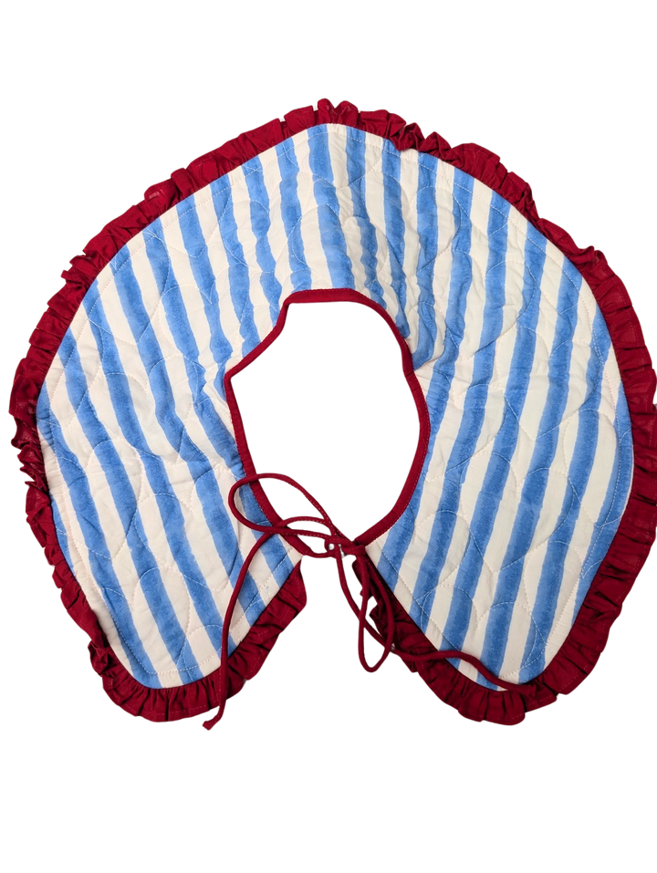 Stripe Quilted collar