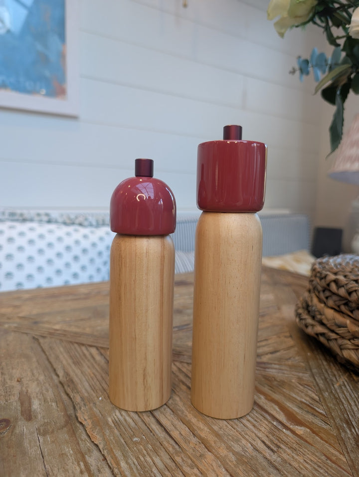 Salt/Pepper Grinder Red and Red (Medium)