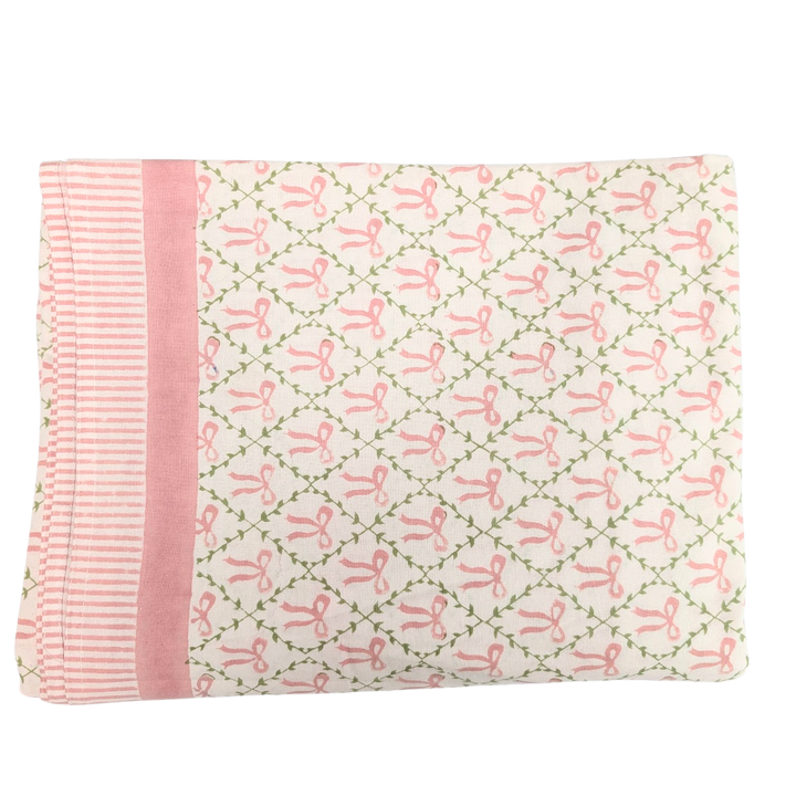 Elizabeth Pink Rectangle Tablecloth