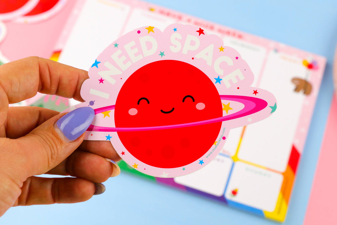 Sticker I need space