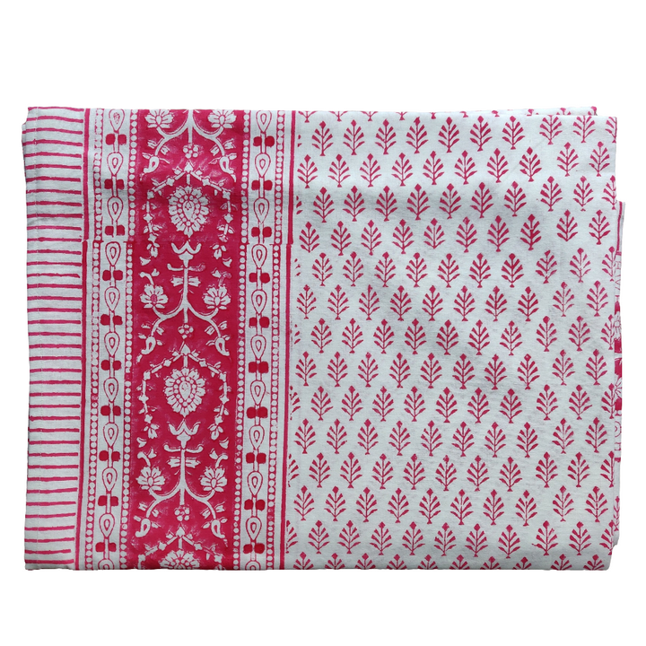 Sofia Red  Rectangular Tablecloth