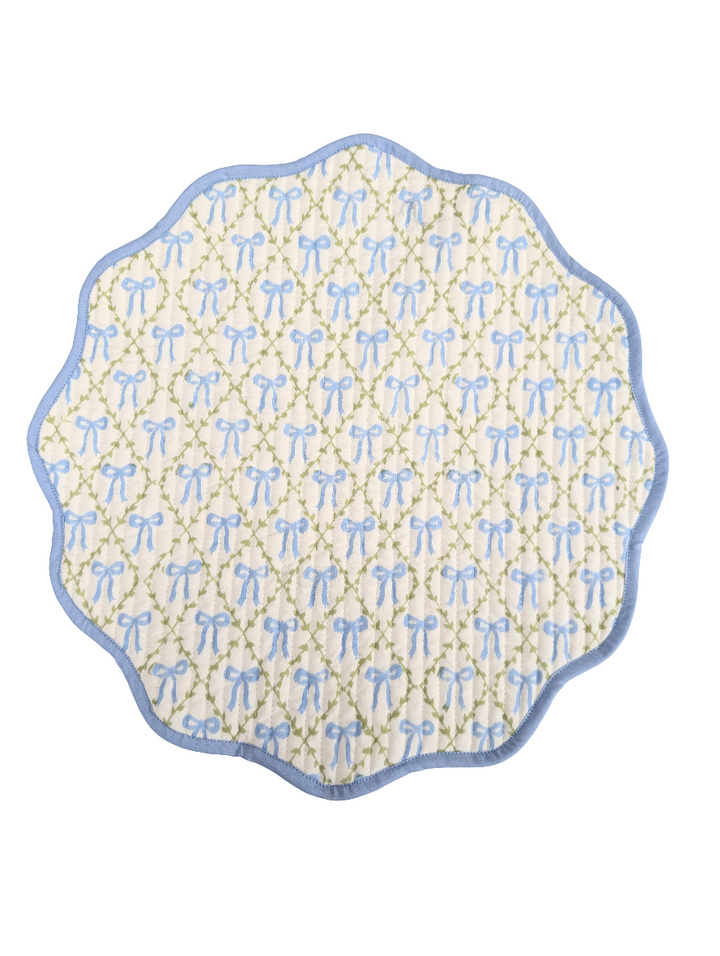 Elizabeth Blue Placemats, Sets of 2