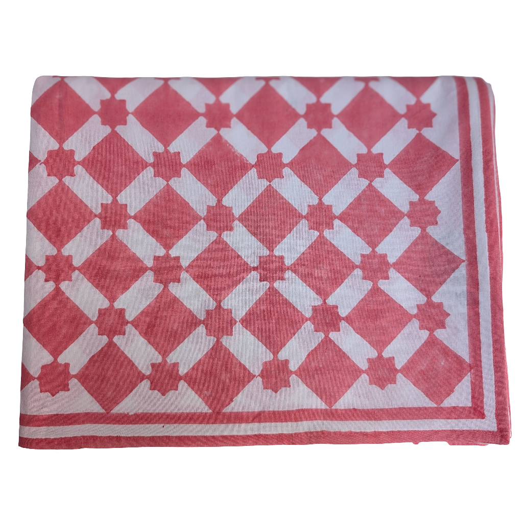 Adeline Pink Tablecloth