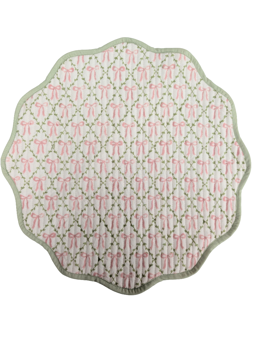 Elizabeth Pink Placemats, Sets of 2-Placemats-LNH Edit