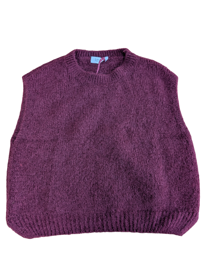 Mohair Sleeveless Sweater