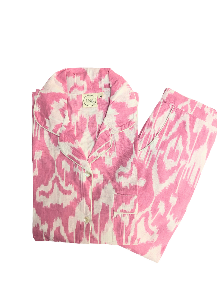 Ikat pink Pyjama Set