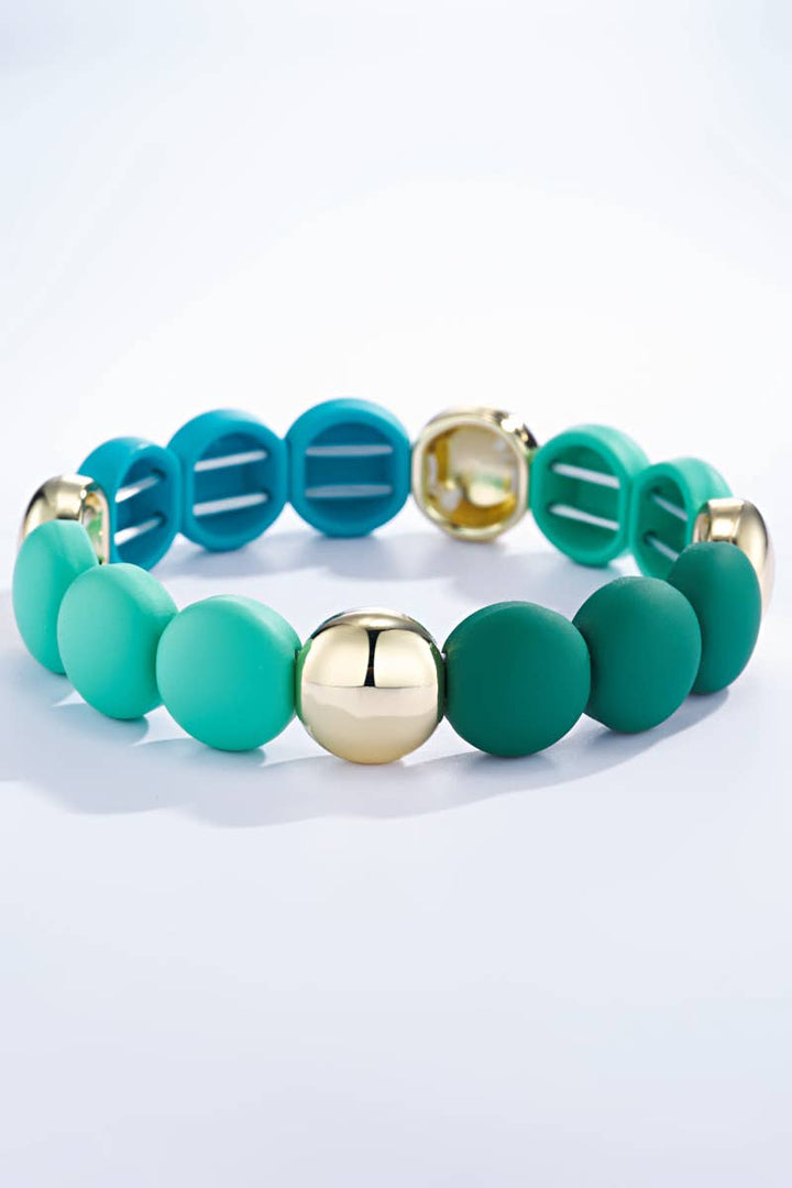 Green bead bracelet-jewellrey-LNH Edit