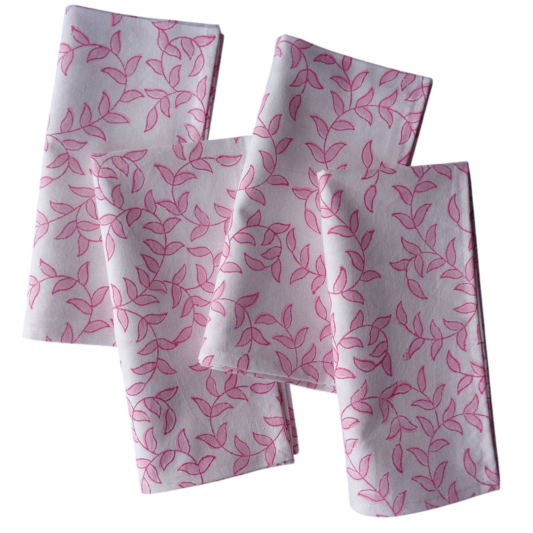 Tally Pink Napkin, Set of 4