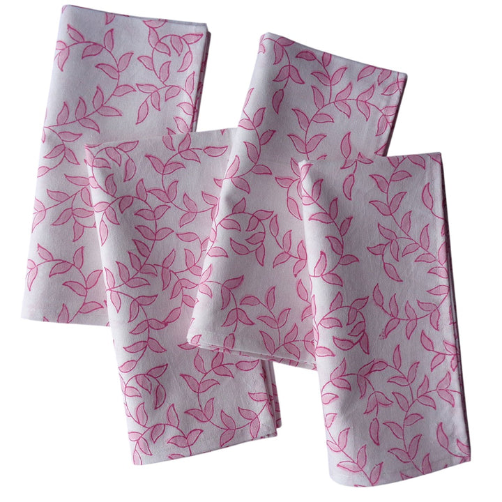 Tally Pink Napkin, Set of 4