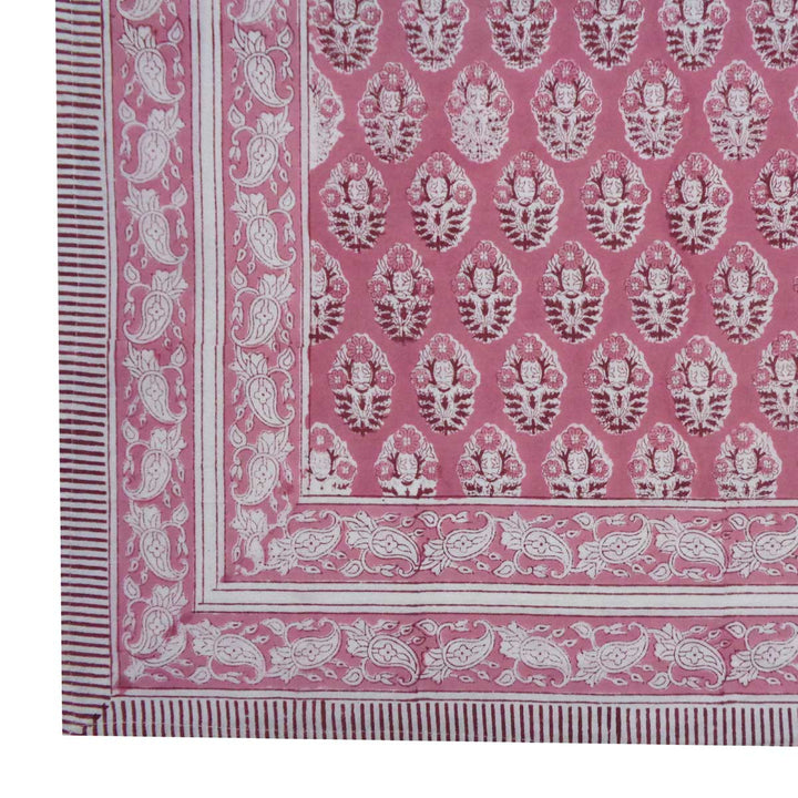 Pia Pink Round Tablecloth-Tablecloths-LNH Edit