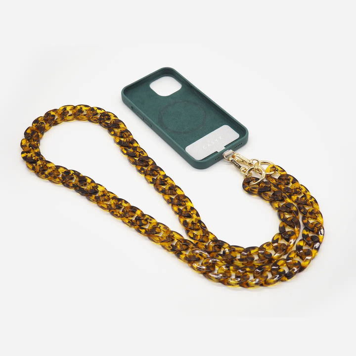 Tortoise shell phone chain