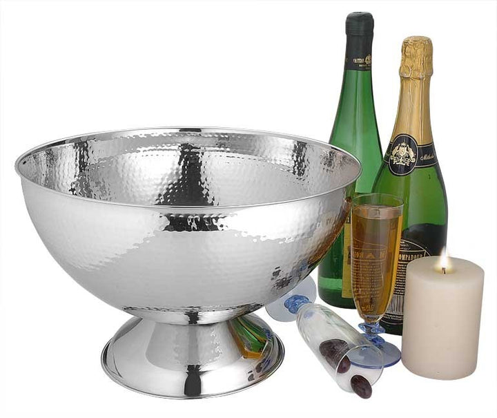 Hammered Champagne Bowl