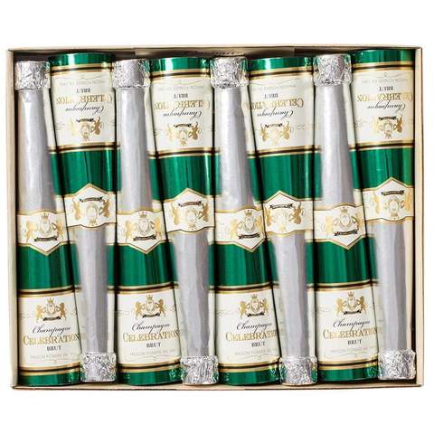 Champagne Luxury Cone Crackers - 8 Per Box