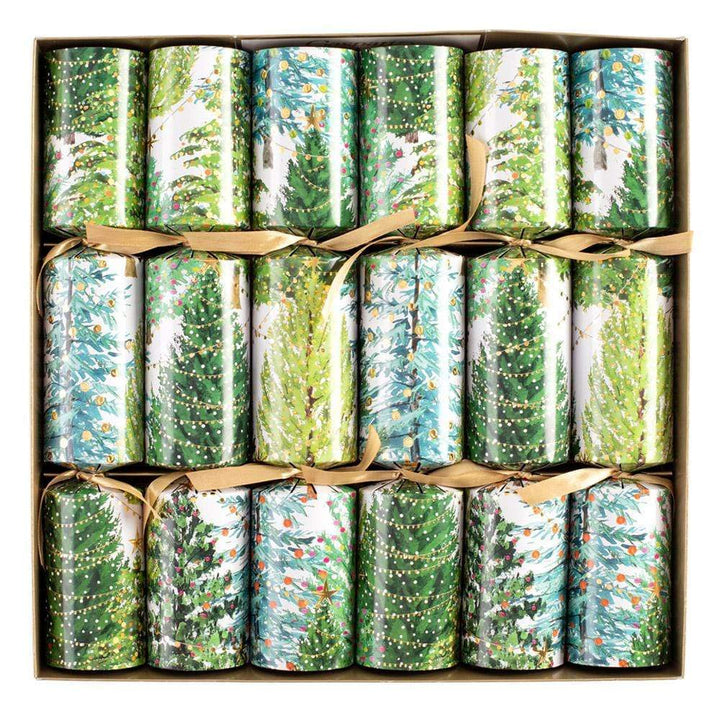 Christmas Trees  Christmas Crackers - 6 Per Box