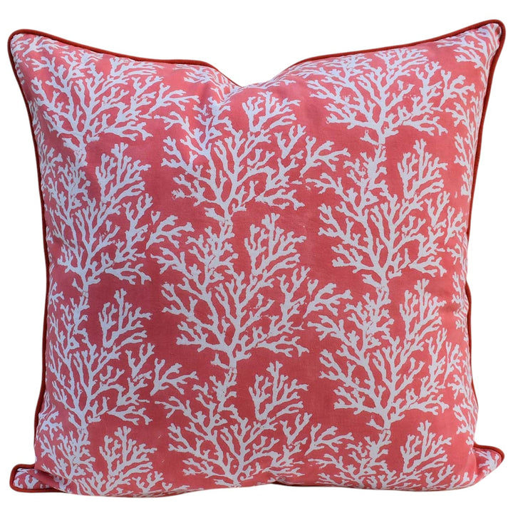 Coral Cushion Cover Coral