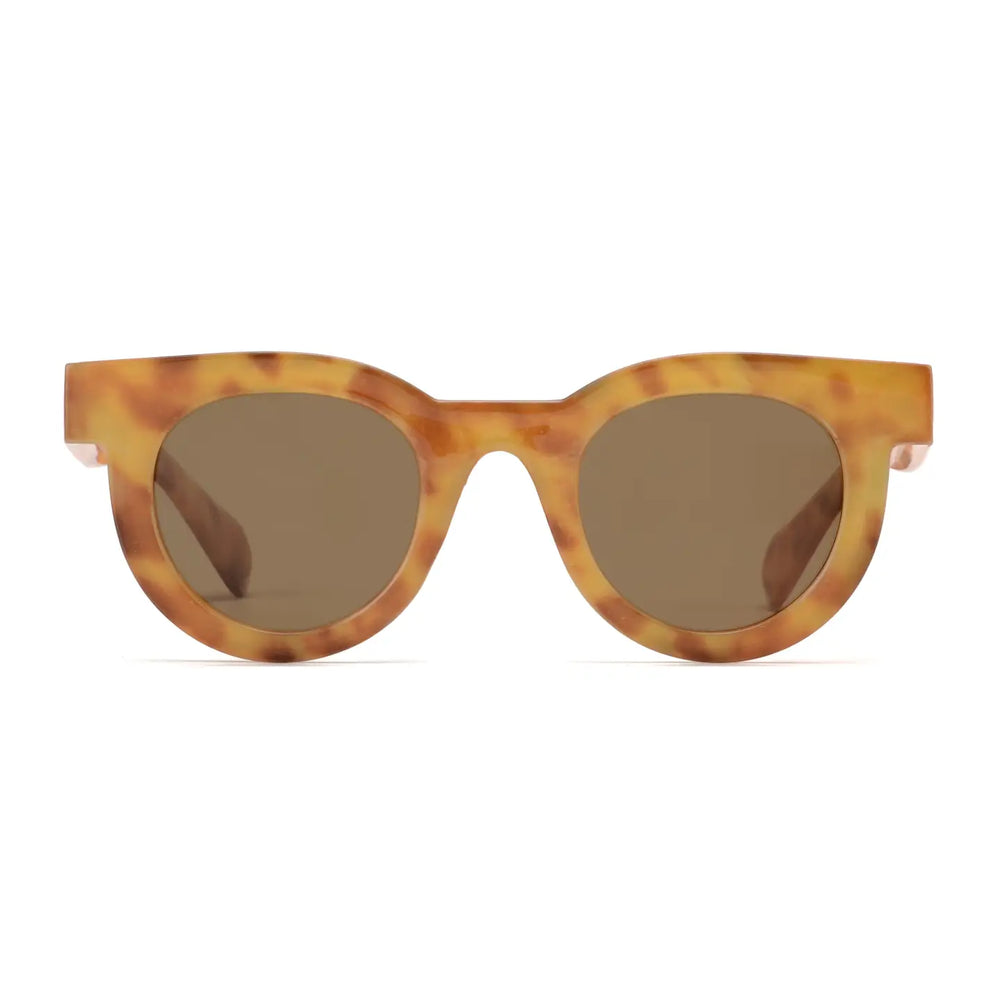 Ryan Simkhai |Milo |Amber Tortoise | Brown Lens | Polarized Sunglasses-reading glasses-LNH Edit