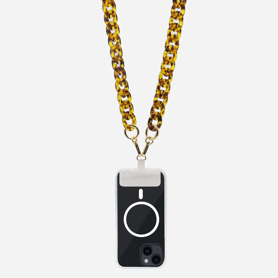 Tortoise shell phone chain