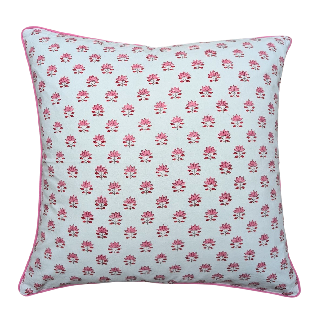 Clover Pink Cushion Cover-Cushion Covers-LNH Edit