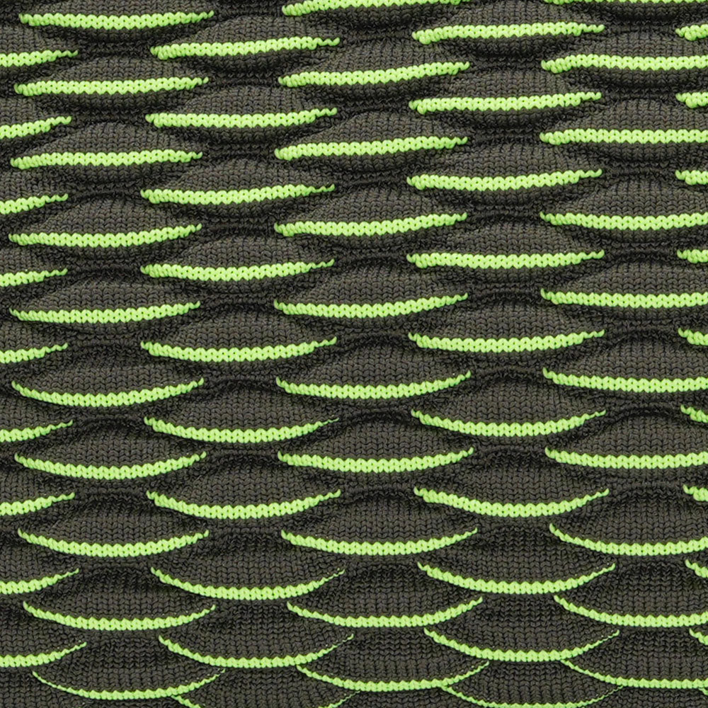 GREEN KNIT Clutch Bag