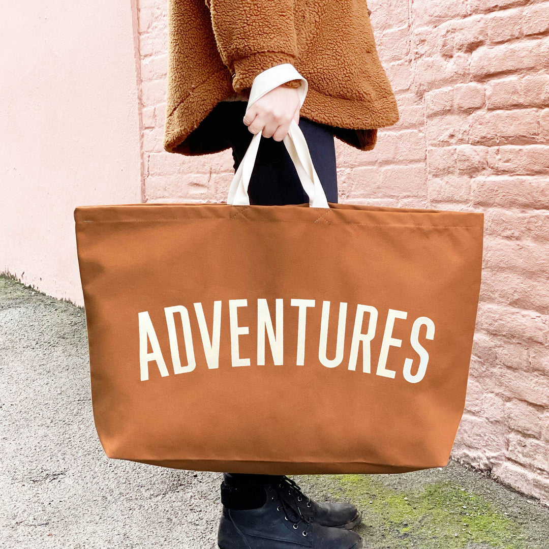Adventures - Tan REALLY Big Bag