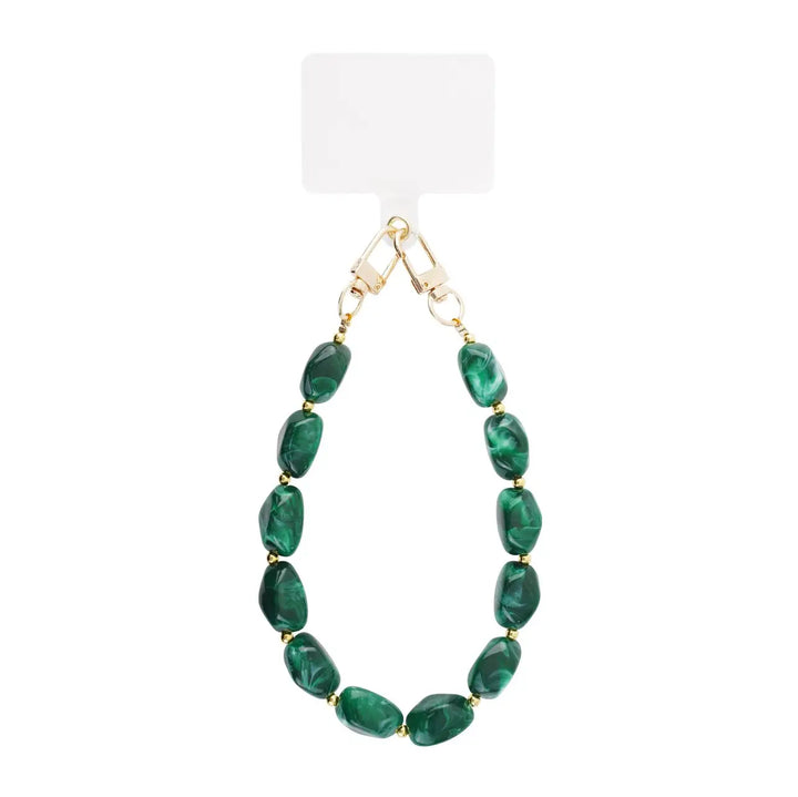 Green Stone Phone Cord