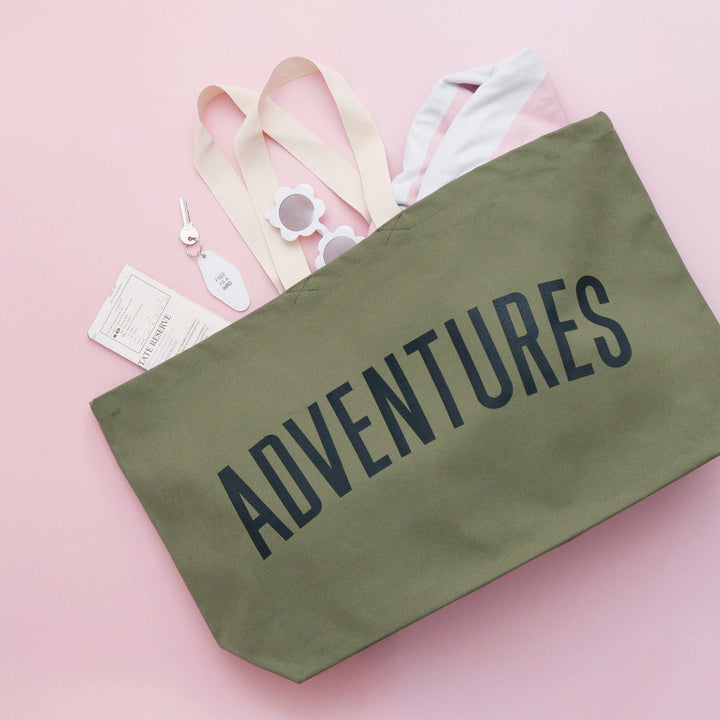 Adventures - Olive Green REALLY Big Bag