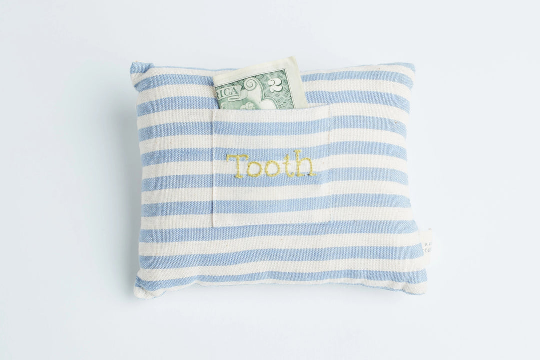 Tooth Fairy Stripe Pillow