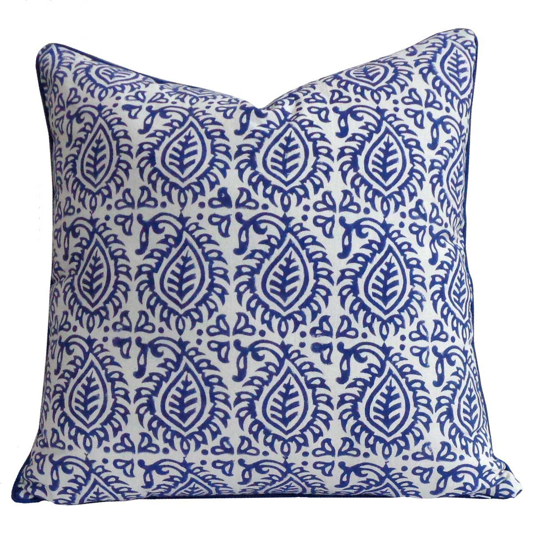 Sarah Blue Cushion Cover-Cushion Covers-LNH Edit