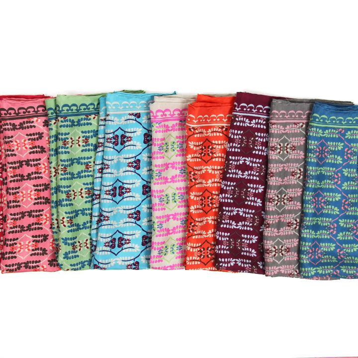 Silk Mini Albertine Turquoise scarf